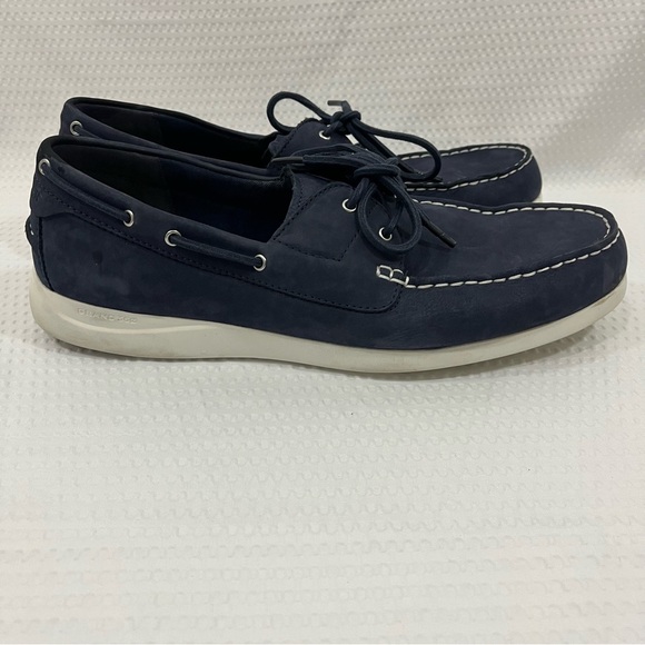 Cole Haan Grand Atlantic Boat 360 Men’s Marine Blue Athletic Shoes Size 13 - Picture 1 of 10